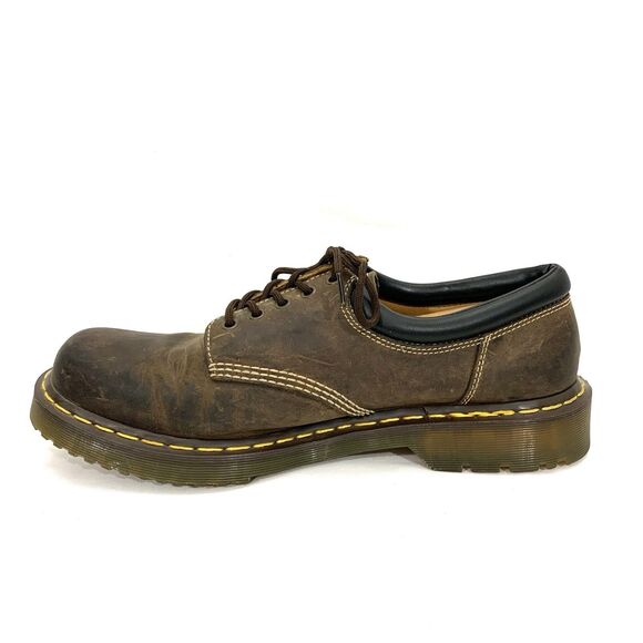 Dr. Martens 8053 Brown Leather 4 Eye Lace Up Shoes Mens Size 14 (EU 48) main image 14